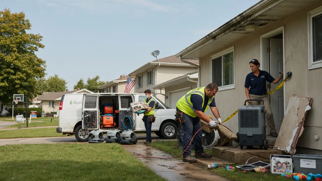 Water Damage Restoration in Opdyke, IL near me